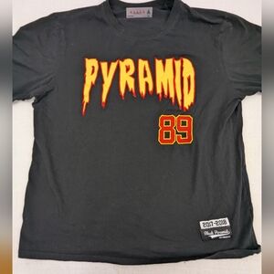 Pyramid Streetwear Black Tee Size XXL